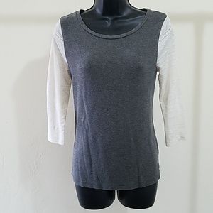 Merona - shirt with lace sleeves